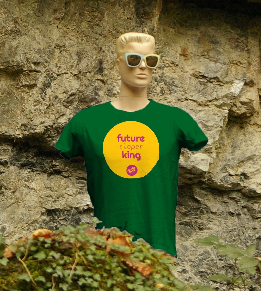 Future Sloper King - Climbing T-Shirt by Funkybeta Bouldering