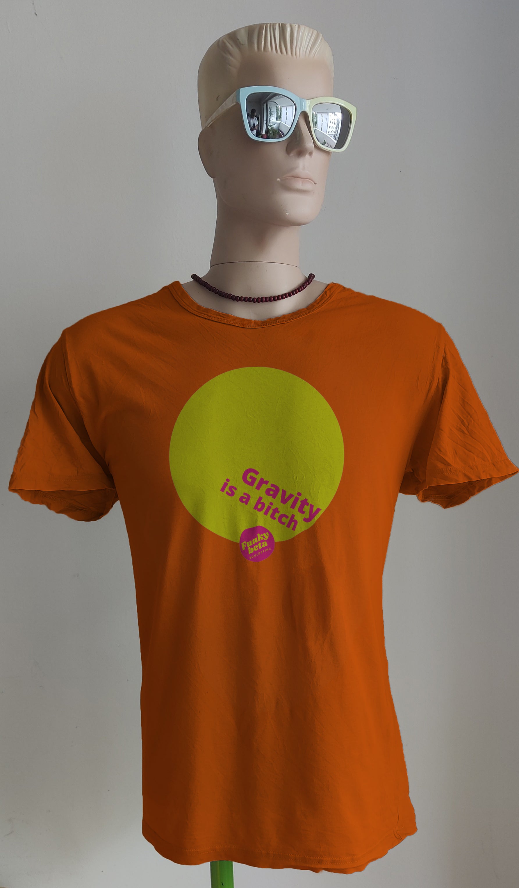 Gravity Is a B**** - Climbing T-shirt by Funkybeta Bouldering