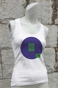 Jugs Are for Coffee - Climbing T-Shirt for Ladies