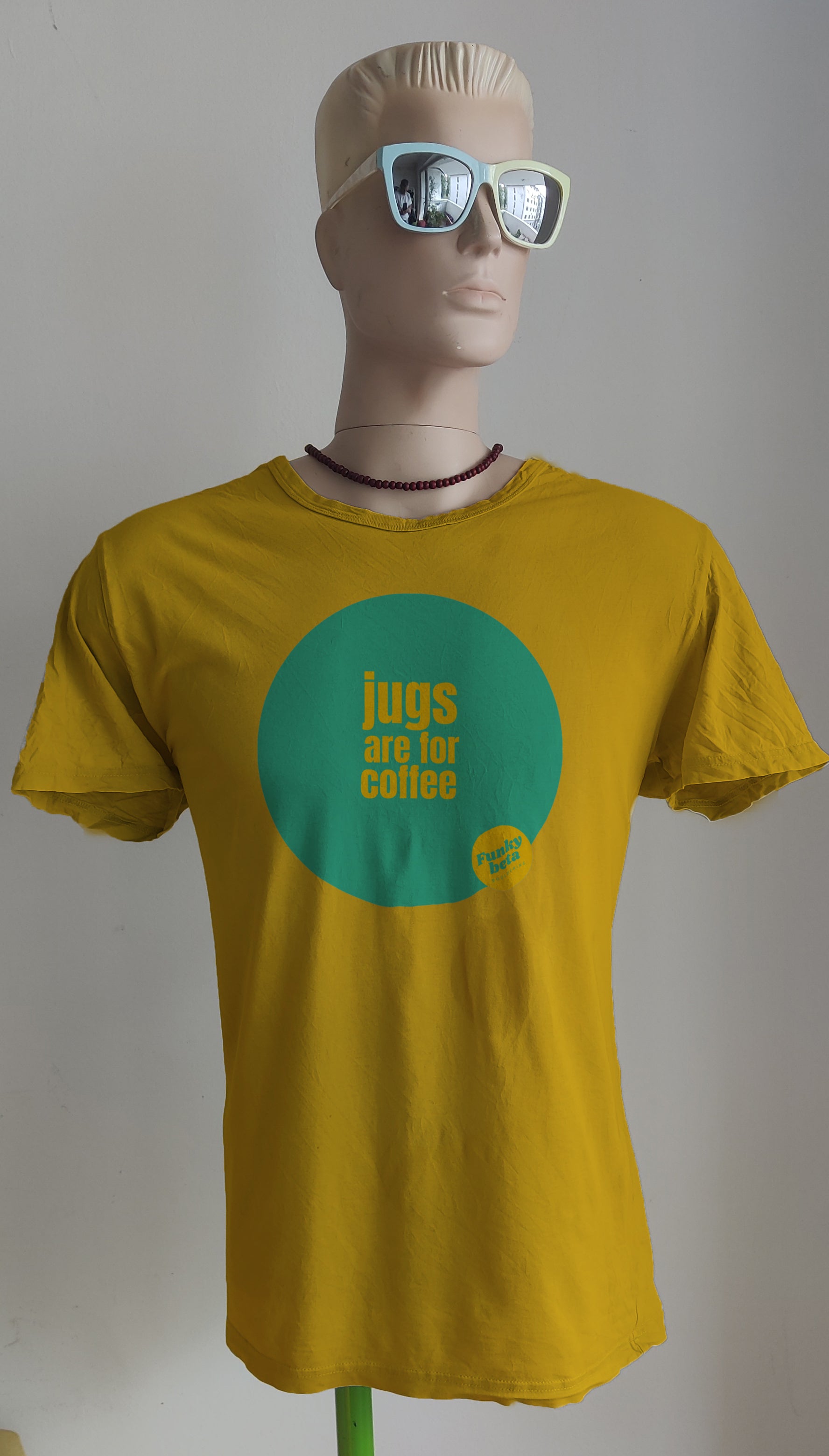 Jugs Are for Coffee - Climbing T-Shirt by FunkyBeta Bouldering
