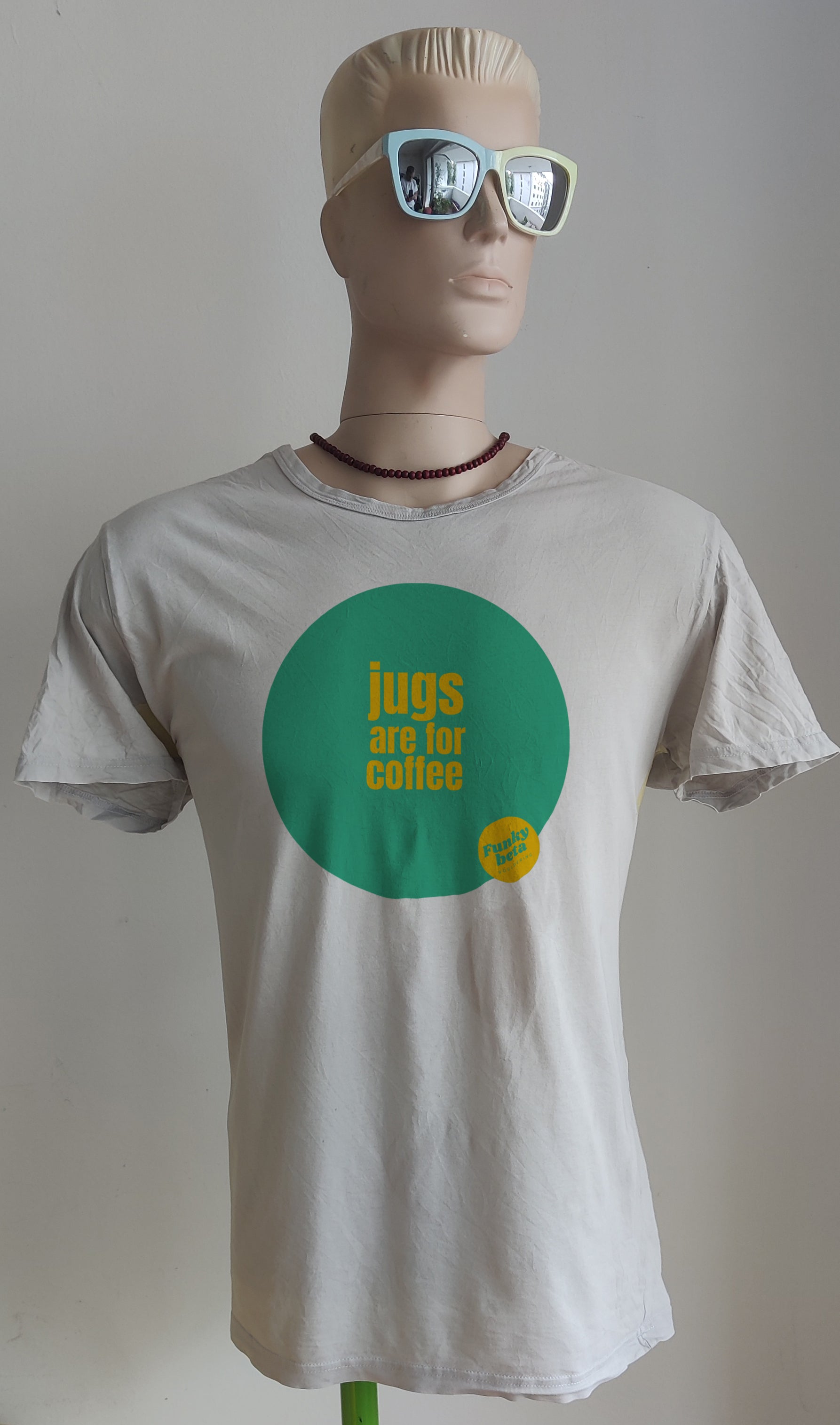 Jugs Are for Coffee - Climbing T-Shirt by FunkyBeta Bouldering