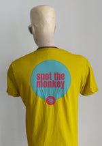 Load image into Gallery viewer, climbing T-shirt by Funkybeta bouldering - Spot the monkey - climbing T-shirt by Funkybeta bouldering
