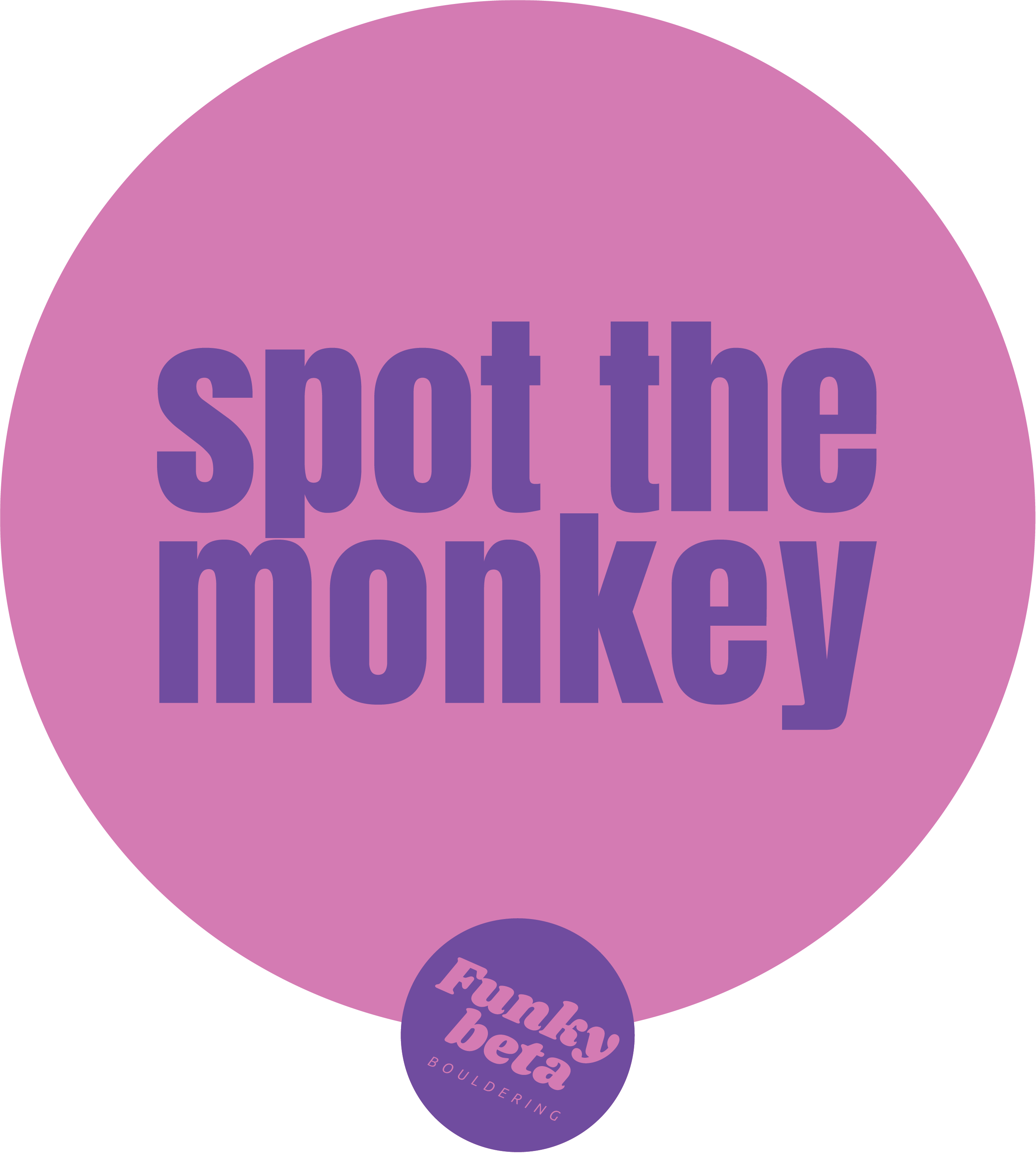 Spot the Monkey - Climbing T-Shirt by Funkybeta Bouldering