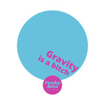 Load image into Gallery viewer, climbing T-shirt by Funkybeta bouldering - Gravity is a b**** - climbing T-shirt for ladies
