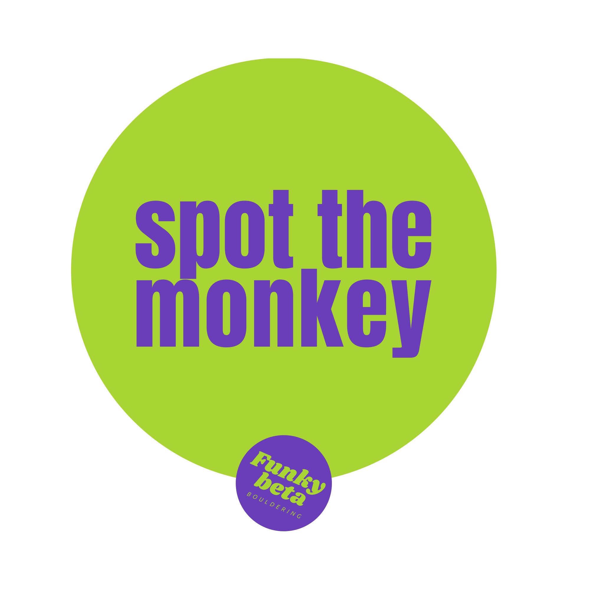 climbing T-shirt by Funkybeta bouldering - Spot the monkey - climbing T-shirt for ladies