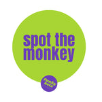 Load image into Gallery viewer, climbing T-shirt by Funkybeta bouldering - Spot the monkey - climbing T-shirt for ladies
